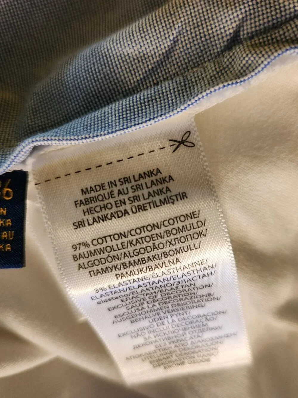 polo Ralph Lauren men's new white flat front 97%cotton casual pants size: 38T/36